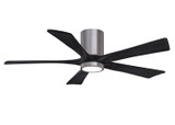 Matthews Fan Company - IR5HLK-BP-BK-52 - 52"Ceiling Fan - Irene-5HLK - Brushed Pewter