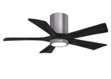 Matthews Fan Company - IR5HLK-BP-BK-42 - 42"Ceiling Fan - Irene-5HLK - Brushed Pewter