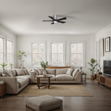 Matthews Fan Company - IR5HLK-BP-BK-42 - 42"Ceiling Fan - Irene-5HLK - Brushed Pewter