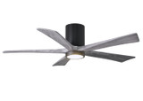 Matthews Fan Company - IR5HLK-BK-BW-52 - 52"Ceiling Fan - Irene-5HLK - Matte Black