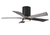 Matthews Fan Company - IR5HLK-BK-BW-42 - 42"Ceiling Fan - Irene-5HLK - Matte Black
