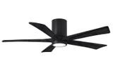Matthews Fan Company - IR5HLK-BK-BK-52 - 52"Ceiling Fan - Irene-5HLK - Matte Black
