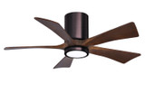 Matthews Fan Company - IR5HLK-BB-WA-42 - 42"Ceiling Fan - Irene-5HLK - Brushed Bronze