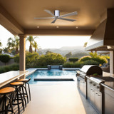 Matthews Fan Company - IR5H-CR-GA-60 - 60"Ceiling Fan - Irene-5H - Polished Chrome