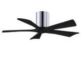 Matthews Fan Company - IR5H-CR-BK-42 - 42"Ceiling Fan - Irene-5H - Polished Chrome