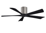 Matthews Fan Company - IR5H-BP-BK-52 - 52"Ceiling Fan - Irene-5H - Brushed Pewter