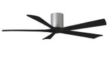 Matthews Fan Company - IR5H-BN-BK-60 - 60"Ceiling Fan - Irene-5H - Brushed Nickel