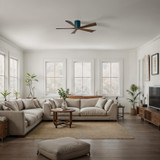 Matthews Fan Company - IR5H-BK-WA-52 - 52"Ceiling Fan - Irene-5H - Matte Black