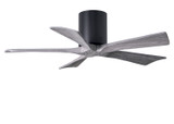 Matthews Fan Company - IR5H-BK-BW-42 - 42"Ceiling Fan - Irene-5H - Matte Black