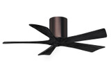 Matthews Fan Company - IR5H-BB-BK-42 - 42"Ceiling Fan - Irene-5H - Brushed Bronze
