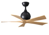 Matthews Fan Company - IR5-BK-LM-42 - 42"Ceiling Fan - Irene-5 - Matte Black