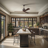 Matthews Fan Company - IR3-TB-WA-60 - 60"Ceiling Fan - Irene-3 - Textured Bronze