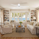 Matthews Fan Company - IR3H-WH-MWH-72 - 72"Ceiling Fan - Irene-3H - Gloss White