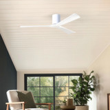 Matthews Fan Company - IR3H-WH-MWH-60 - 60"Ceiling Fan - Irene-3H - Gloss White
