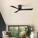 Matthews Fan Company - IR3H-TB-BK-52 - 52"Ceiling Fan - Irene-3H - Textured Bronze