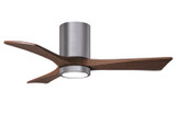 Matthews Fan Company - IR3HLK-BP-WA-42 - 42"Ceiling Fan - Irene-3HLK - Brushed Pewter