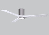 Matthews Fan Company - IR3HLK-BP-MWH-60 - 60"Ceiling Fan - Irene-3HLK - Brushed Pewter
