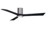 Matthews Fan Company - IR3HLK-BP-BK-60 - 60"Ceiling Fan - Irene-3HLK - Brushed Pewter