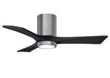 Matthews Fan Company - IR3HLK-BP-BK-42 - 42"Ceiling Fan - Irene-3HLK - Brushed Pewter