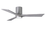 Matthews Fan Company - IR3HLK-BN-BW-52 - 52"Ceiling Fan - Irene-3HLK - Brushed Nickel