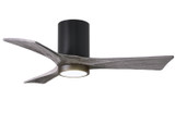 Matthews Fan Company - IR3HLK-BK-BW-42 - 42"Ceiling Fan - Irene-3HLK - Matte Black