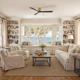 Matthews Fan Company - IR3H-BRBR-WA-60 - 60"Ceiling Fan - Irene-3H - Brushed Brass