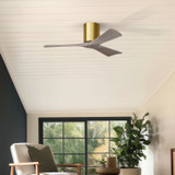 Matthews Fan Company - IR3H-BRBR-GA-42 - 42"Ceiling Fan - Irene-3H - Brushed Brass