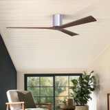 Matthews Fan Company - IR3H-BN-WA-72 - 72"Ceiling Fan - Irene-3H - Brushed Nickel