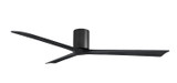Matthews Fan Company - IR3H-BK-BK-72 - 72"Ceiling Fan - Irene-3H - Matte Black
