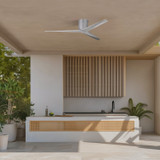 Matthews Fan Company - EKH-BN-BW - 56"Ceiling Fan - Eliza - Brushed Nickel