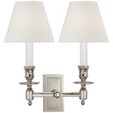 Visual Comfort Signature - S 2212PN-L2 - Two Light Wall Sconce - French Library - Polished Nickel