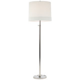 Visual Comfort Signature - BBL 1023SS-S2 - One Light Floor Lamp - Simple Scallop - Soft Silver