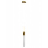 Avenue Lighting - HF7400-AB - One Light Pendant - Tribeca - Aged Brass