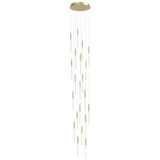 Avenue Lighting - HF2021-SNW-BB - LED Pendant - Main St. - Brushed Brass