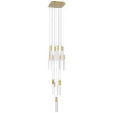 Avenue Lighting - HF1905-13-GL-BB-C - LED Pendant - The Original Glacier - Brushed Brass