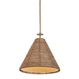 Troy Lighting - F6020-PBR - One Light Pendant - Redwood - Patina Brass