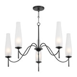 Troy Lighting - F4236-FOR - Five Light Chandelier - Legacy - Forged Iron
