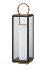 Troy Lighting - RTL6729-PBR/TBK - LED Table Lamp - Gareth - Patina Brass/Textured Black