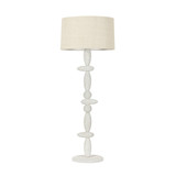 Troy Lighting - PFL5564-VGL/CGL - One Light Floor Lamp - Cullen - Vintage Gold Leaf/Ceramic Gypsum Clay