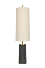 Troy Lighting - PFL1156-PBR/CDG - Three Light Floor Lamp - Thane - Patina Brass/Ceramic Meditation Grey