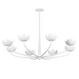 Troy Lighting - F2048-GSW - Eight Light Chandelier - Arcata - Gesso White