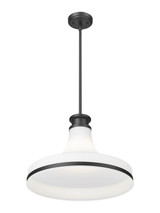 Z-Lite - 831P18-MB - One Light Pendant - Reznor - Matte Black