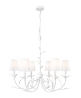 Z-Lite - 830-31TXWH - Six Light Chandelier - Aslin - Textured White