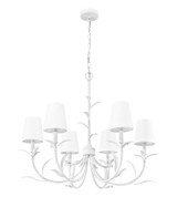 Z-Lite - 830-31TXWH - Six Light Chandelier - Aslin - Textured White