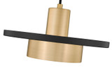 Z-Lite - 829P12-MB-MGLD-LED - LED Pendant - Ludo - Matte Black + Modern Gold