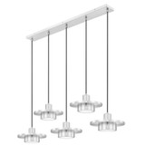 Z-Lite - 829P12-5L-BN-LED - LED Linear Chandelier - Ludo - Brushed Nickel
