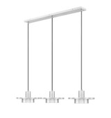 Z-Lite - 829P12-3L-BN-LED - LED Linear Chandelier - Ludo - Brushed Nickel