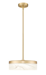 Z-Lite - 827P13-MGLD-LED - LED Pendant - Renaud - Modern Gold