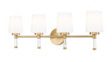 Z-Lite - 7700-4V-MGLD - Four Light Vanity - Henri - Modern Gold