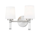 Z-Lite - 7700-2V-BN - Two Light Vanity - Henri - Brushed Nickel